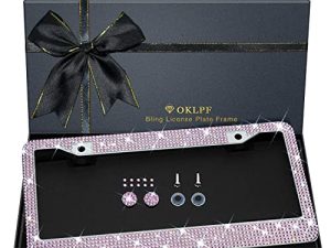 Bling License Plate Frame for Women