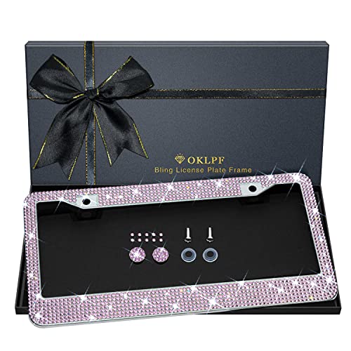Bling License Plate Frame for Women Bling License Plate Frame for Women