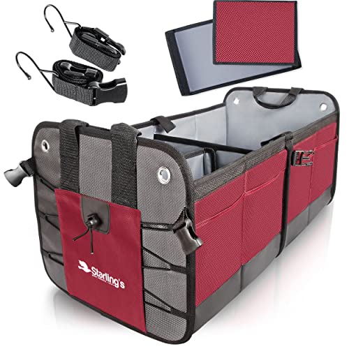 Starling's Car Trunk Organizer - Durable Storage SUV Cargo Organizer Adjustable Starling's Car Trunk Organizer - Durable Storage SUV Cargo Organizer Adjustable