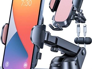 [Upgrade 80LBS Strong Suction]YRU Car Phone Holder Mount