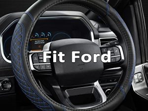 West Llama Customized Auto Car Steering Wheel Cover for Ford F-150