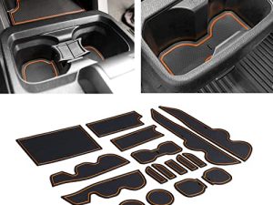 JDMCAR Liner Accessories Compatible with 2023 2022 Toyota Tacoma 2016 2017 2018 2019 2020 2021 Custom Fit Cup and Door Center Console Inserts (Double Cab