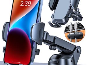 [Upgrade 80LBS Strong Suction]YRU Car Phone Holder Mount
