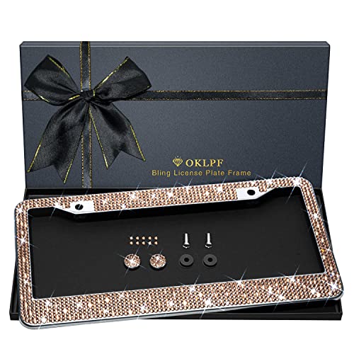 Bling License Plate Frame for Women Bling License Plate Frame for Women