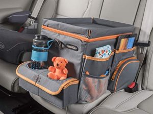 High Road CarHop Car Seat Organizer for Kids and Adults with Cup Holder Tray