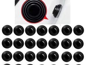 30PCS Car Door Shock Absorber Cushion Gasket Decoration Sticker Shock-Absorbing Gasket Anti-Collision Gasket Car Accessories