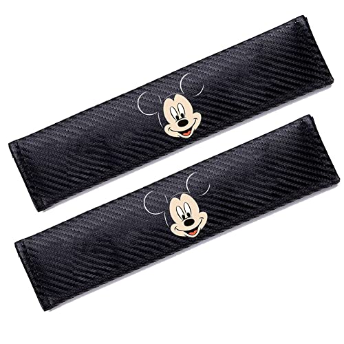 BONFUS 2Pcs Seat Belt Covers Shoulder Pads for Mickey Mouse BONFUS 2Pcs Seat Belt Covers Shoulder Pads for Mickey Mouse