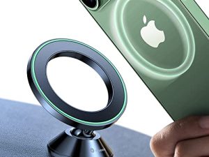 VICSEED Magnetic Phone Holder for Car [20 Strongest Magnets] Dashboard MagSafe Car Mount [No Drop Genuine 3M Adhesive] All Metal Phone Mount for Car Dash Fit iPhone 14 13 12 Pro Max Plus All Mobile