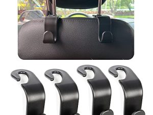 Smeyta Car Hook for Purses and Bags 4 Packs