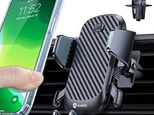 Andobil Car Phone Holder Mount[Costly BUT Worthy][Thick Case & Big Phones Friendly] Firmly Grip & Never Slip Durable Vent Car Phone Mount Compatible with iPhone 13
