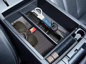 DIAMOOKY Upgraded Center Console Organizer for Toyota 4Runner 2023 2022 2021 2020 2019 2018-2010 Full Size Tray Interior Accessories