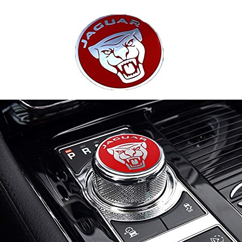 MAXDOOL Gear Shift Knob Cover Decoration Trim Sticker for Jaguar XF XE XJ F-Pace (Red) MAXDOOL Gear Shift Knob Cover Decoration Trim Sticker for Jaguar XF XE XJ F-Pace (Red)