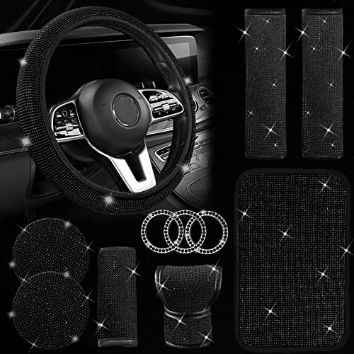 JINGSEN 11 Pcs Bling Car Accessories Set JINGSEN 11 Pcs Bling Car Accessories Set