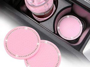 2 Pack Bling Car Cup Holder Coasters
