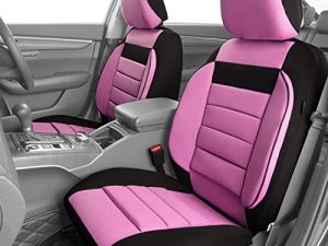 CAR PASS 6PCS 3D Foam Cushion Back Support Universal Fit Elegance Two Front Car Seat Covers