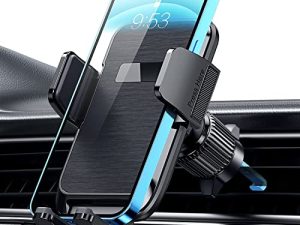 Qifutan Phone Mount for Car Vent [2022 Upgraded Clip] Cell Phone Holder Car Hands Free Cradle in Vehicle Car Phone Holder Mount Fit for Smartphone