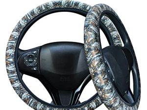 Steering Wheel Cover Women Camo Car Assecories Camouflage Tree Print Car Steering Wheel Accessories Steering Wheel Cover Cute