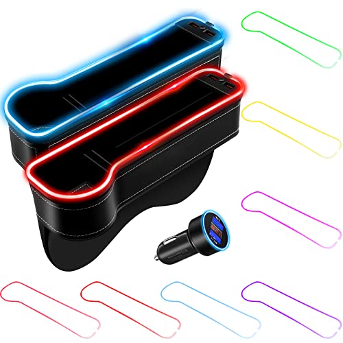 7 Color Car Seat Gap Filler Led Car Seat Gap Organizer 2 Pack Car Seat Pockets with LED Light Multifunctional Car Seat Gap Storage Box with USB Car Charger Multi Color Car Gap Filler with Cup Holder 7 Color Car Seat Gap Filler Led Car Seat Gap Organizer 2 Pack Car Seat Pockets with LED Light Multifunctional Car Seat Gap Storage Box with USB Car Charger Multi Color Car Gap Filler with Cup Holder