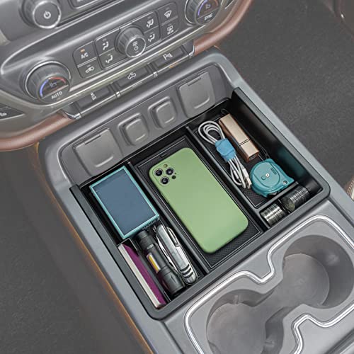 JKCOVER Center Console Organizer Compatible with Chevy Silverado/GMC Sierra 2014 2015 2016 2017 2018 1500/2500/3500HD Accessories Console Compartment Storage Tray -Full Console w/Bucket Seats ONLY JKCOVER Center Console Organizer Compatible with Chevy Silverado/GMC Sierra 2014 2015 2016 2017 2018 1500/2500/3500HD Accessories Console Compartment Storage Tray -Full Console w/Bucket Seats ONLY