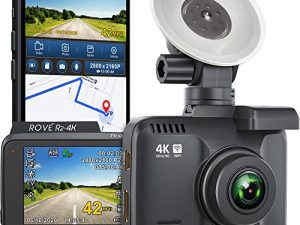 Rove R2- 4K Dash Cam Built in WiFi GPS Car Dashboard Camera Recorder with UHD 2160P