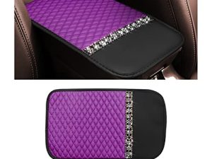 Bling Leather Car Center Console Cover