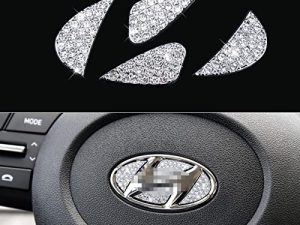 Bling Steering Wheel Emblem Logo Sticker