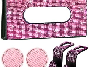 Broxner Pink Visor Mask Holder for Car
