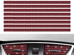 10Pcs Bling Car Accessories Air Conditioner Vent Outlet Trim