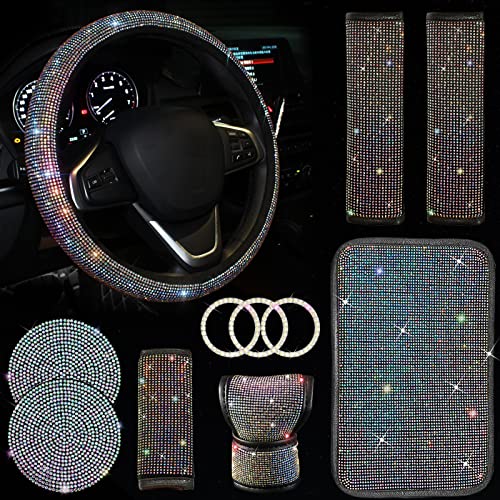 JINGSEN 11 Pcs Bling Car Accessories Set JINGSEN 11 Pcs Bling Car Accessories Set