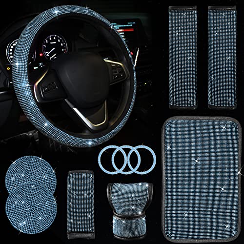 JINGSEN 11 Pcs Bling Car Accessories Set JINGSEN 11 Pcs Bling Car Accessories Set