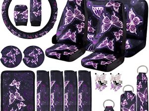 Frienda 22 Pieces Butterfly Car Seat Covers