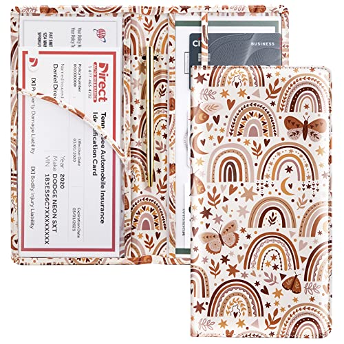 Mymazn Car Registration and Insurance Holder Mymazn Car Registration and Insurance Holder