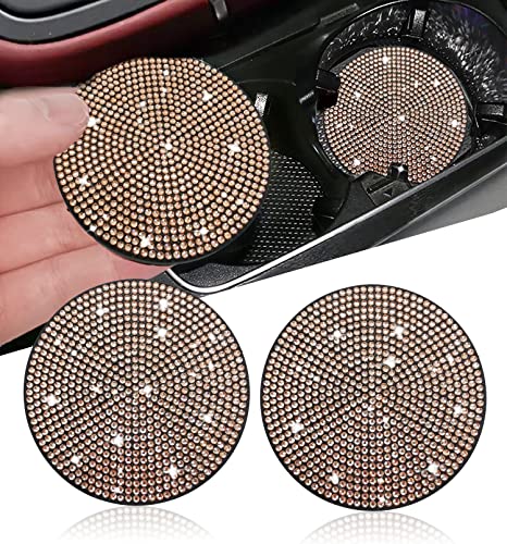 2pcs Bling Car Cup Holder Coaster 2pcs Bling Car Cup Holder Coaster