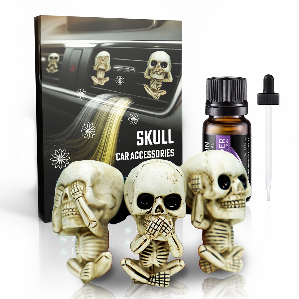 Halloween Sugar Skull Car Accessories For Women Halloween Sugar Skull Car Accessories For Women